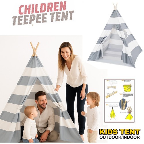Kids teepee tent large - teepee, canvas
