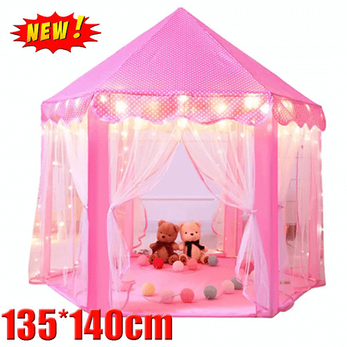 Pink princess castle play - castle,